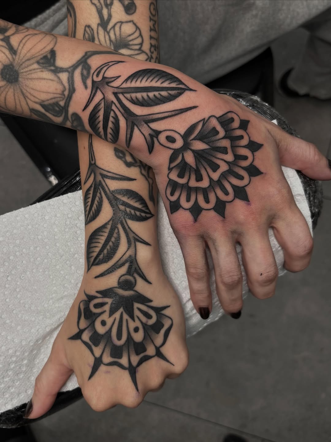 Tattoo by @cleepstattoo — american_traditional, black_and_grey