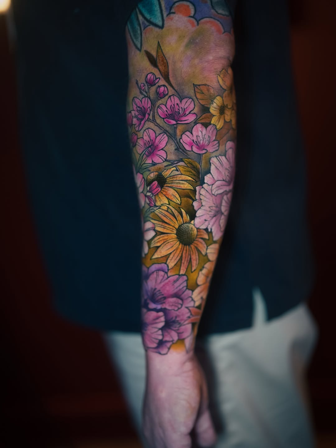Tattoo by @franz_munoz — watercolor