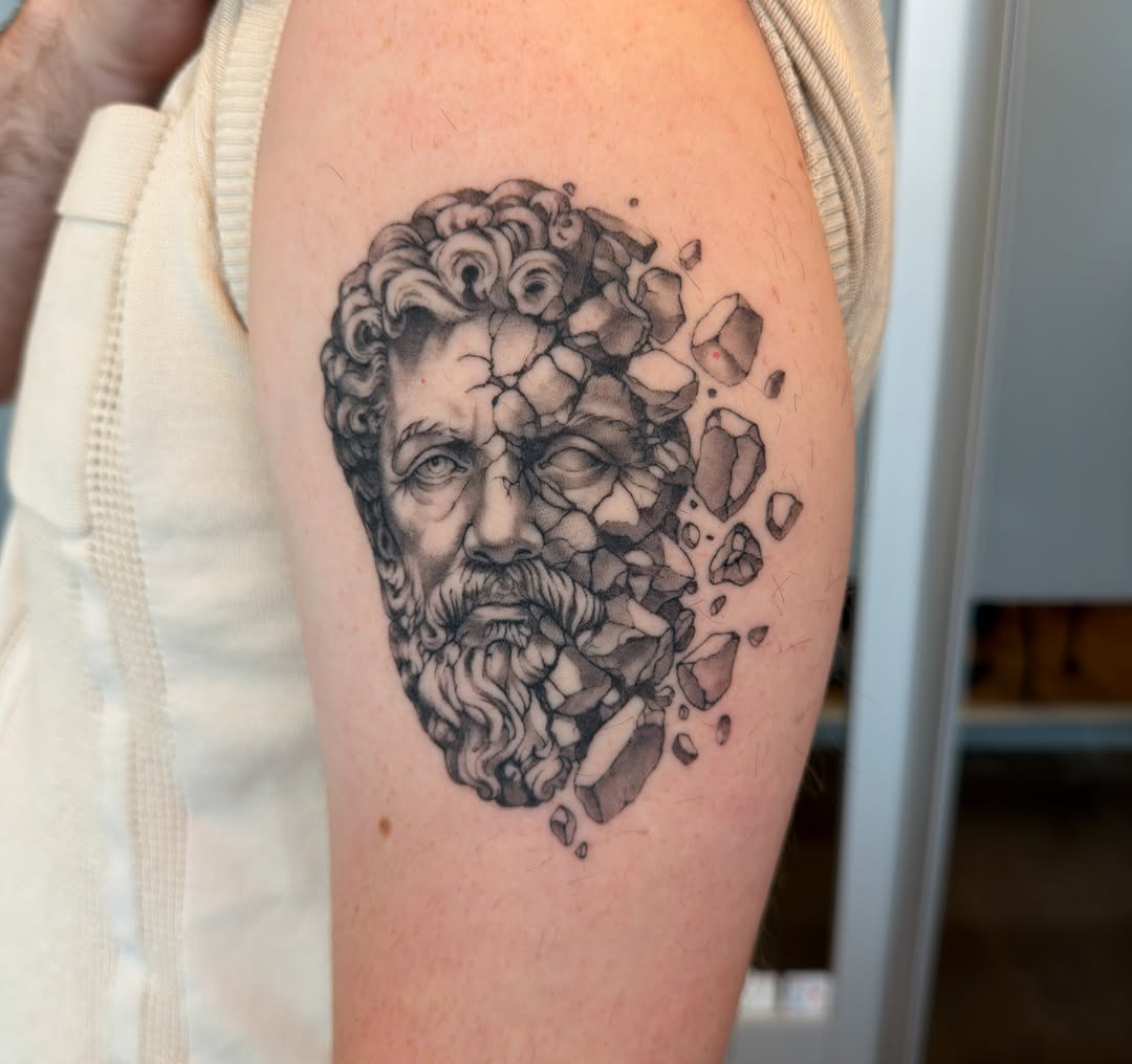 Tattoo by @anastasia_bellevue — realism, black_and_grey