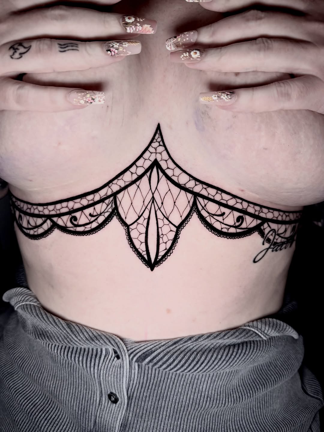 Tattoo by @austin_megallon — blackwork, ornamental