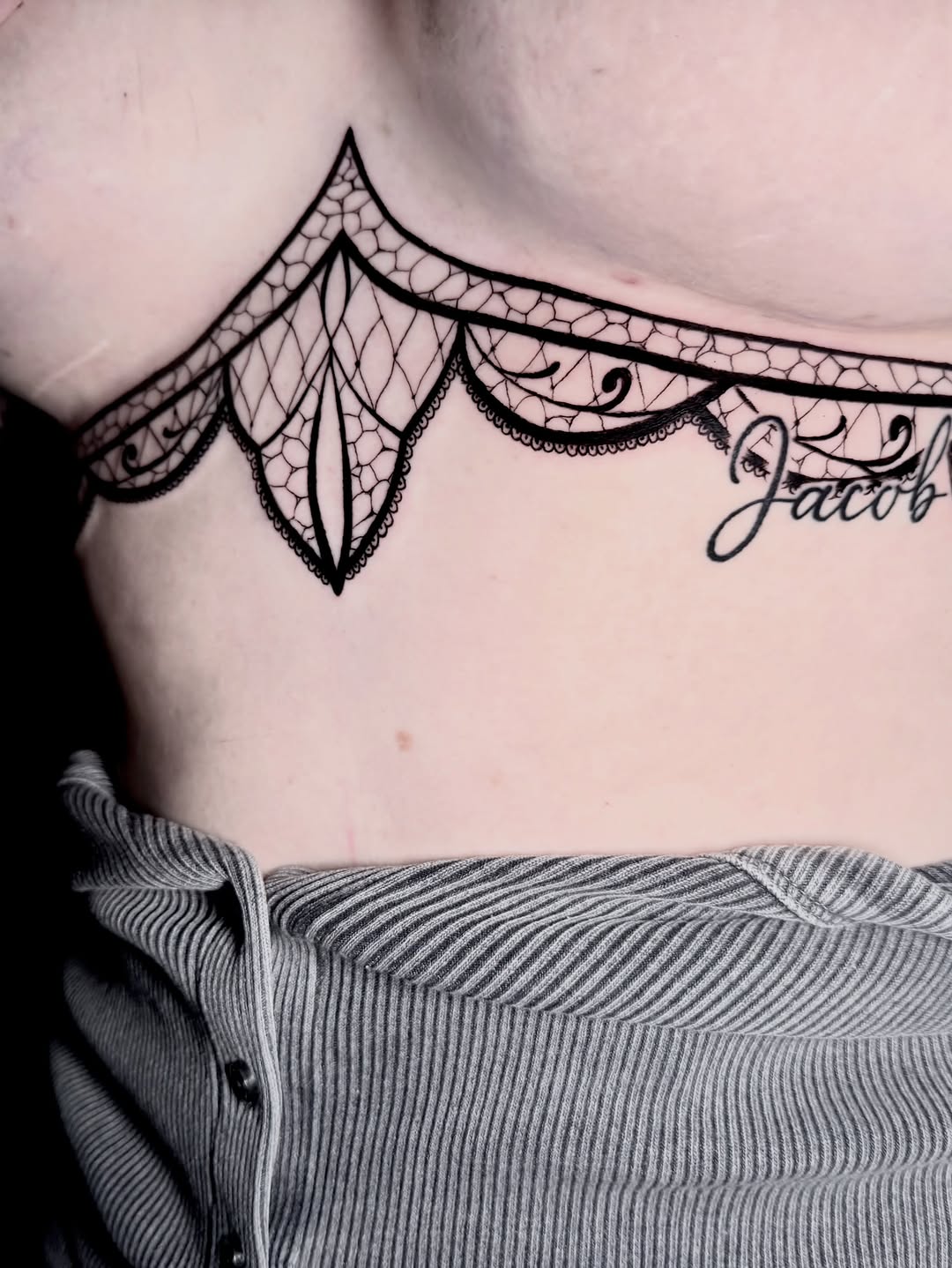 Tattoo by @austin_megallon — ornamental, lettering_script