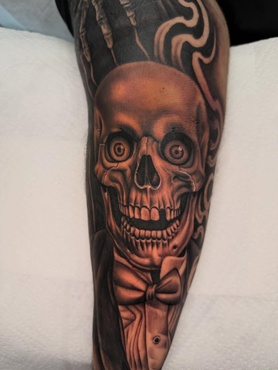 Tattoo by @_lostats_ — realism, black_and_grey