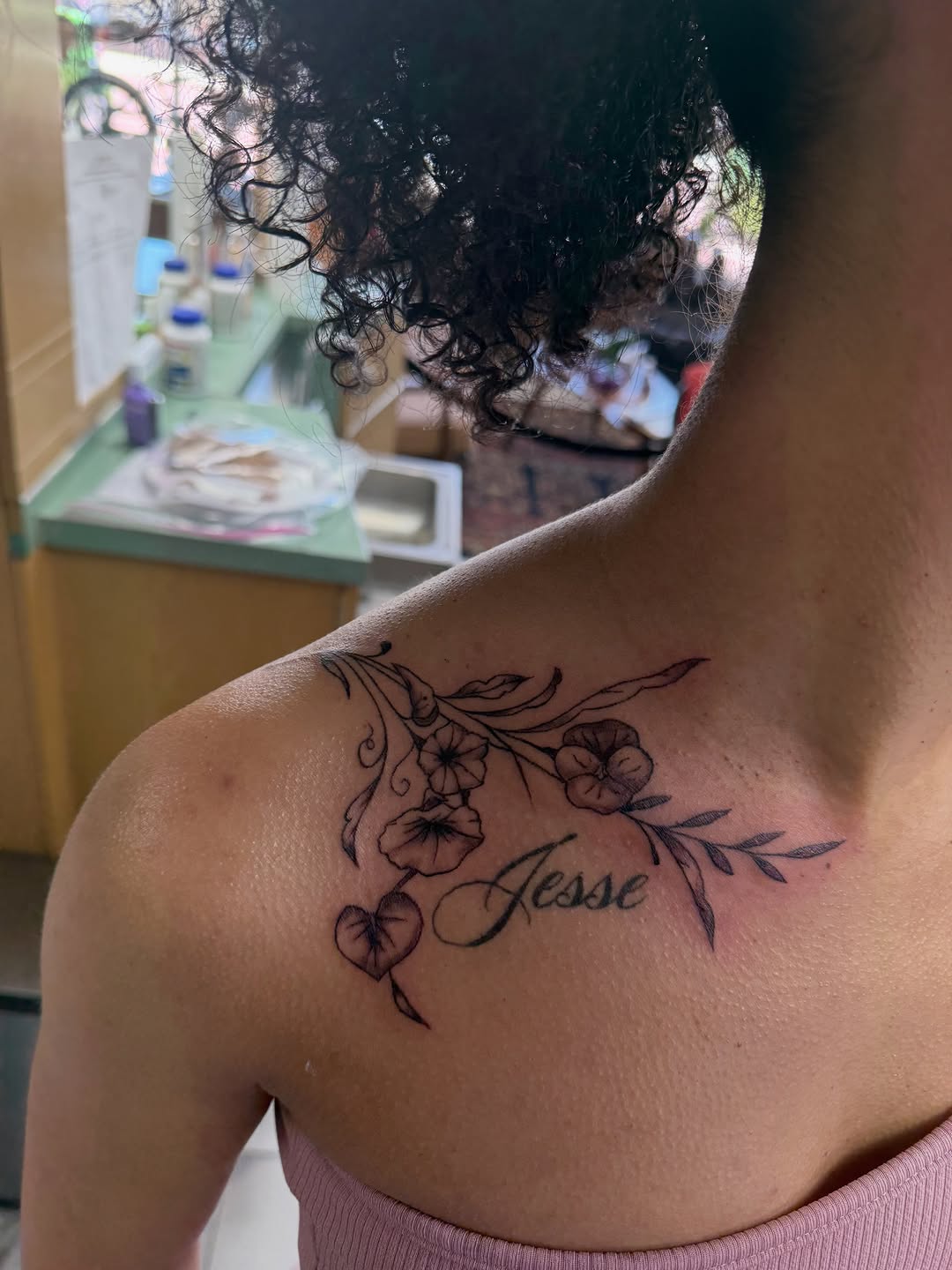 Tattoo by @edweird.art — fine_line, lettering_script