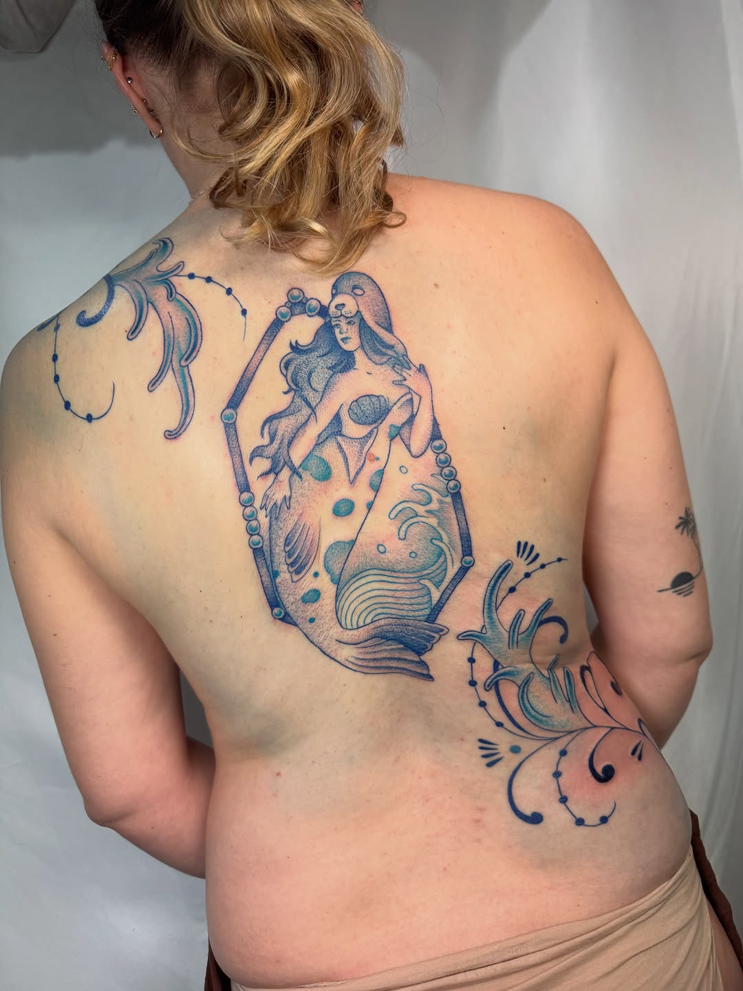 Tattoo by @allyghastly — black_and_grey, ornamental