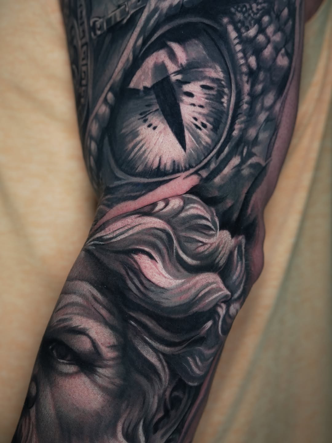 Tattoo by @arttattooandres — realism, dark_realism