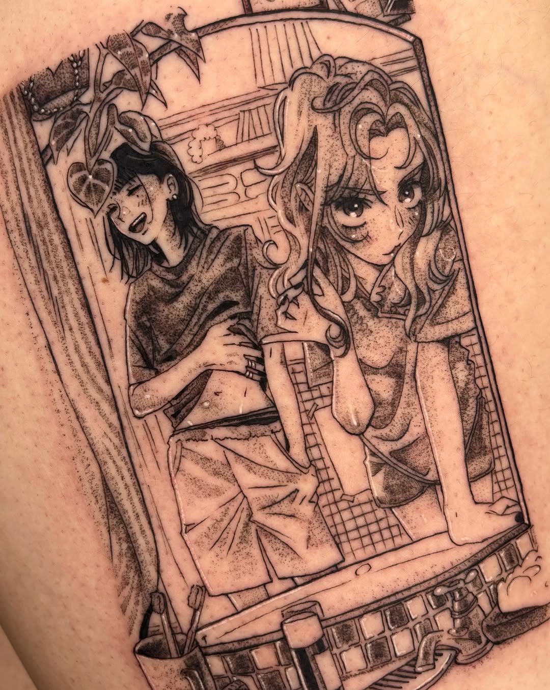 Tattoo by @ryu.inkz โ illustrative, anime