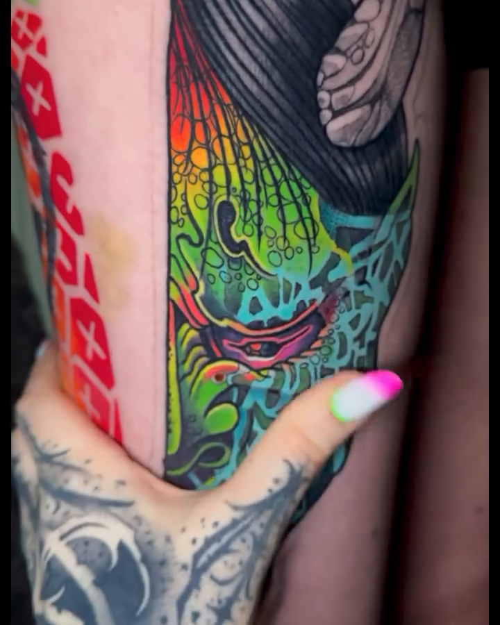Tattoo by @kateperets_tattoo β japanese_irezumi