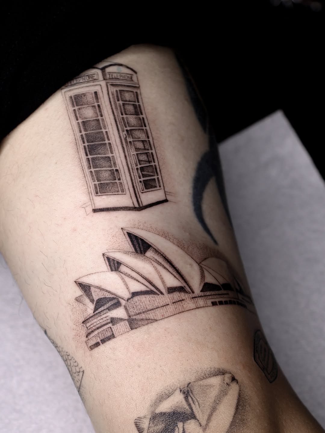 Tattoo by @b__e_a_n__s — black_and_grey
