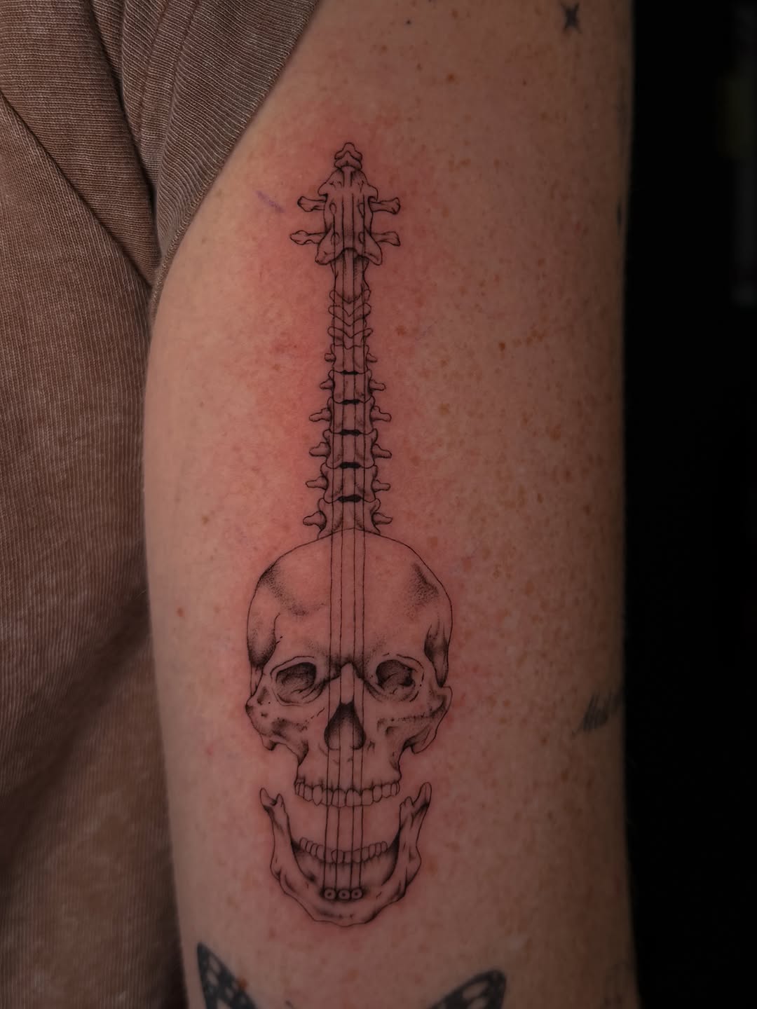 Tattoo by @mariannefriositattoo — black_and_grey