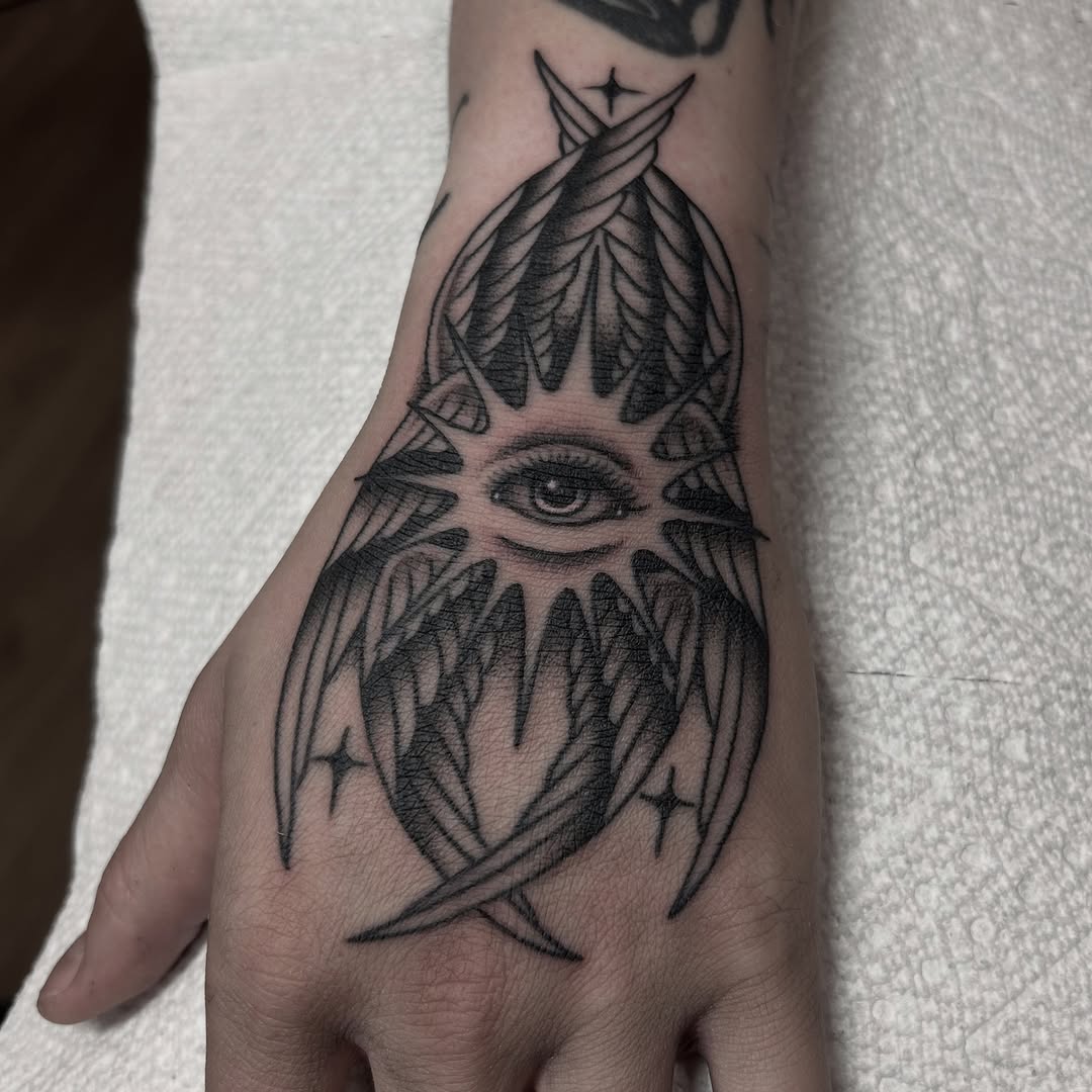 Tattoo by @stephenasanchez — blackwork