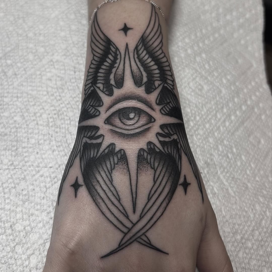 Tattoo by @stephenasanchez — blackwork