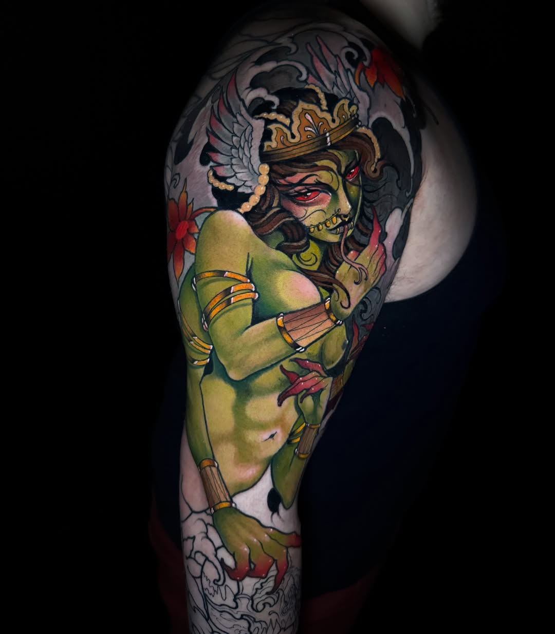 Tattoo by @chance_tattoos — neo_traditional, japanese_irezumi
