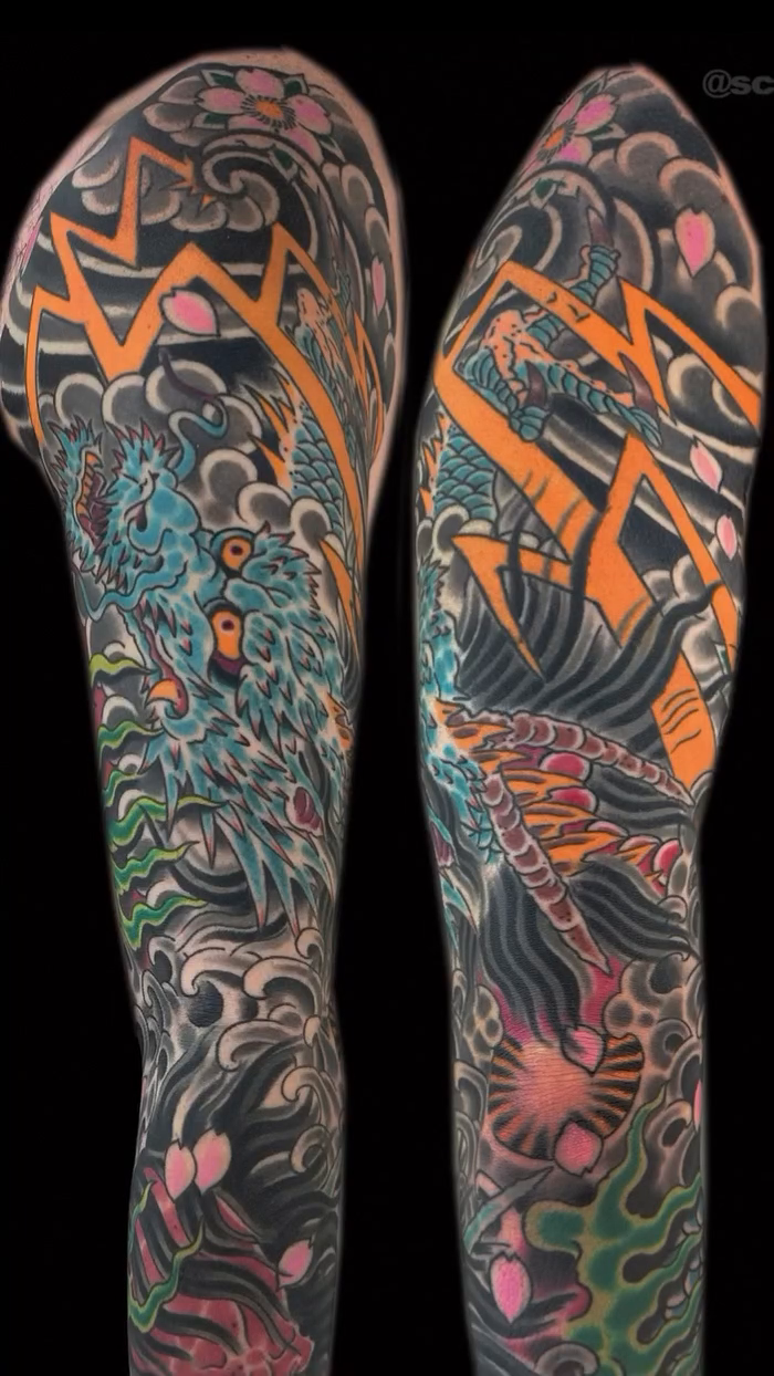 Tattoo by @scottcookseytattooer — japanese_irezumi