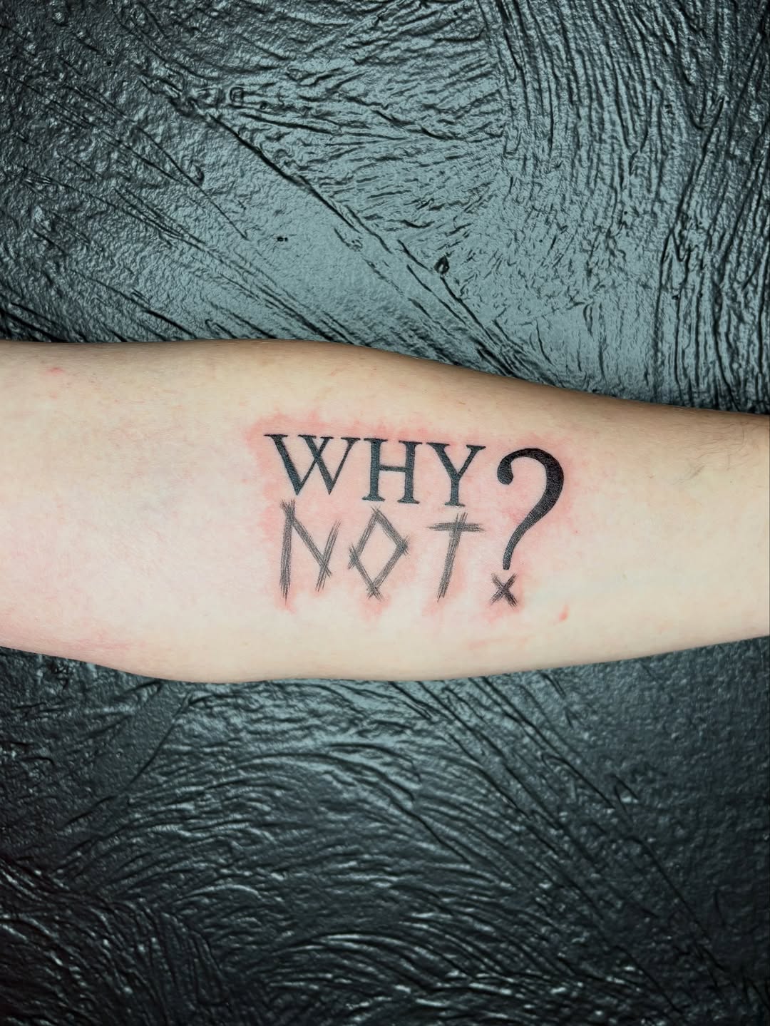 Tattoo by @vivala_goldfish — lettering_script