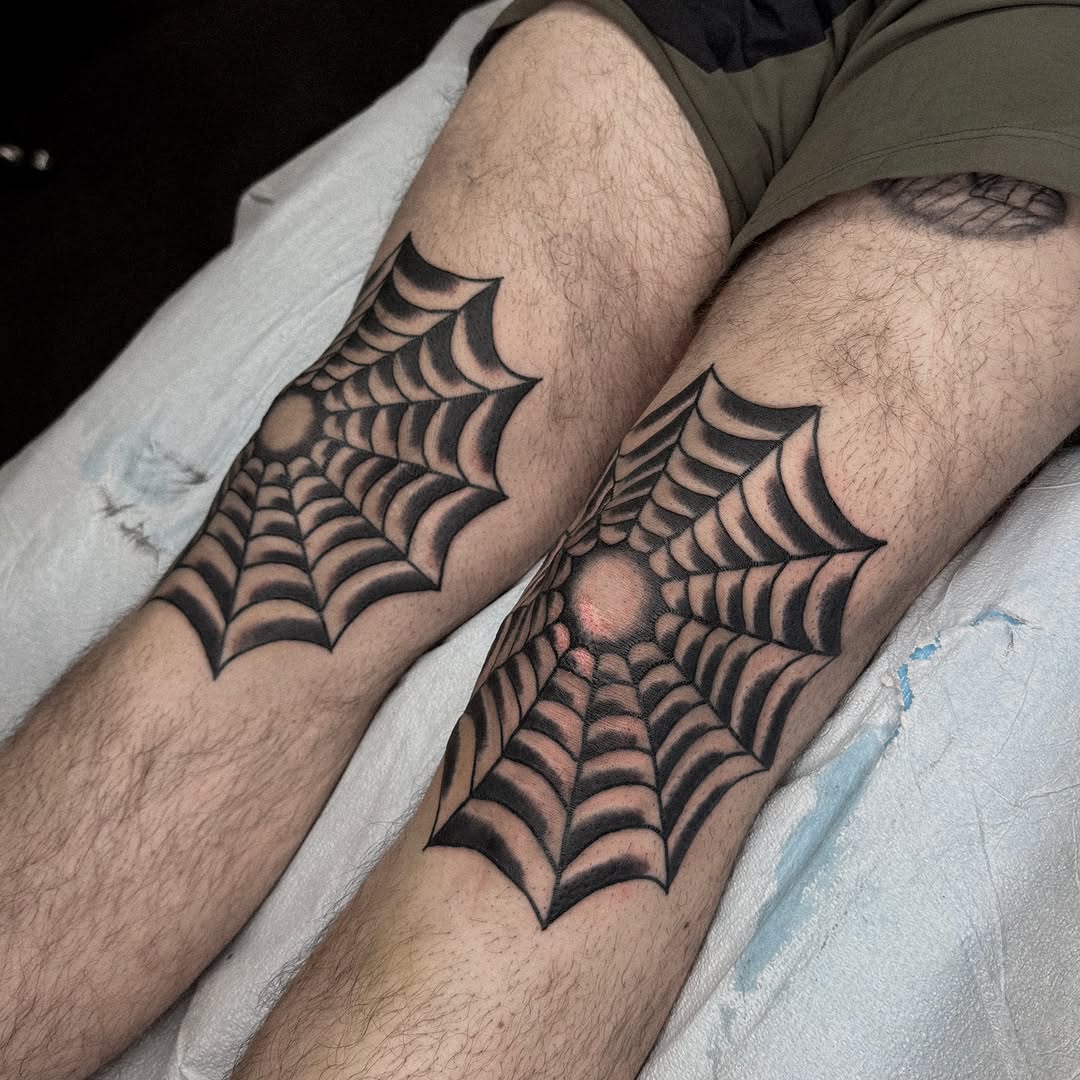 Tattoo by @baby__ugly — blackwork