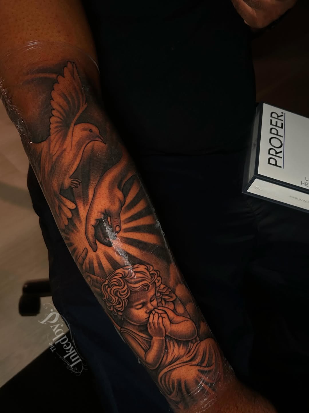 Tattoo by @theinkedbyj โ black_and_grey, realism