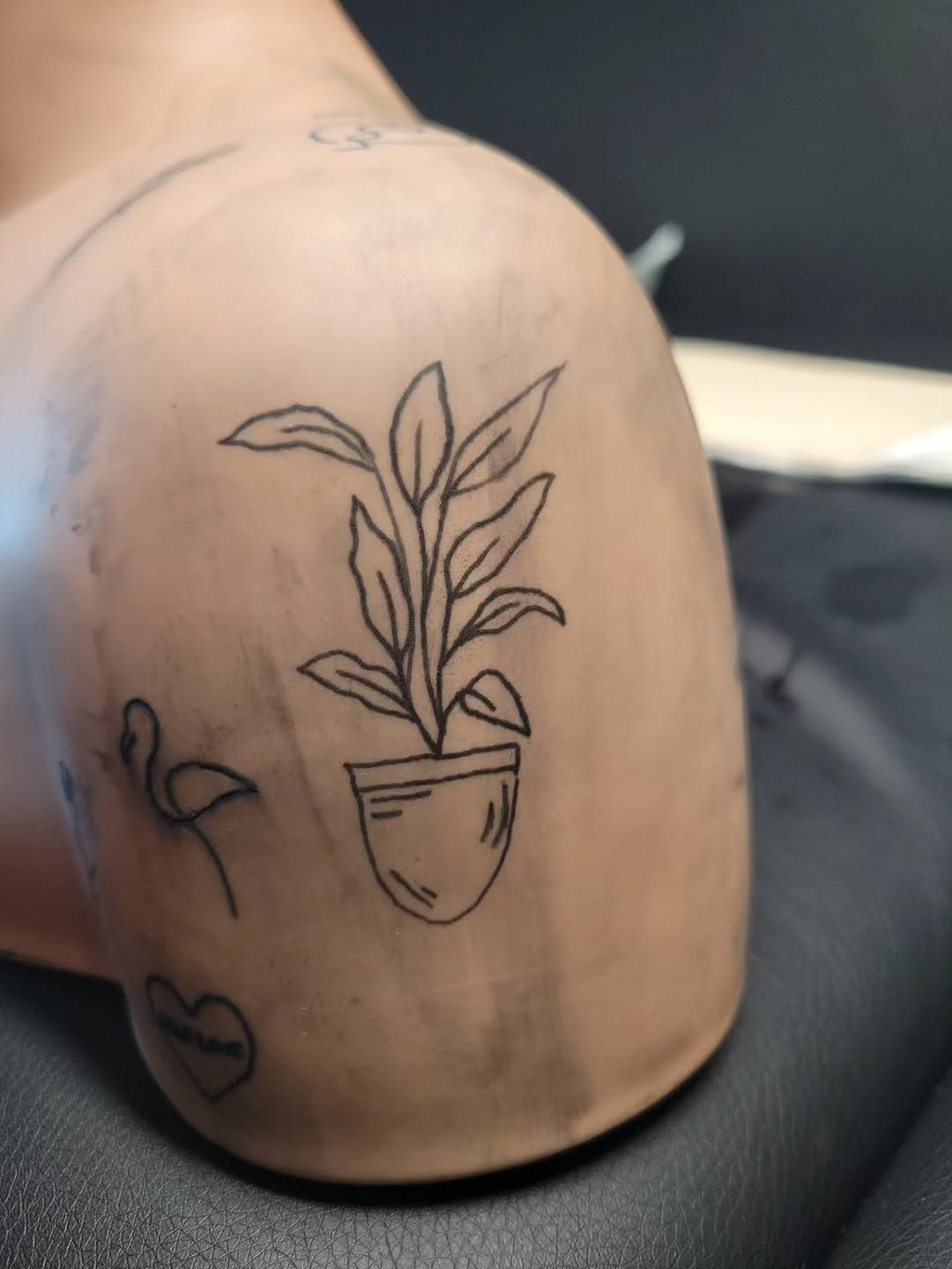 Tattoo by @beatles_tattoos — illustrative, fine_line