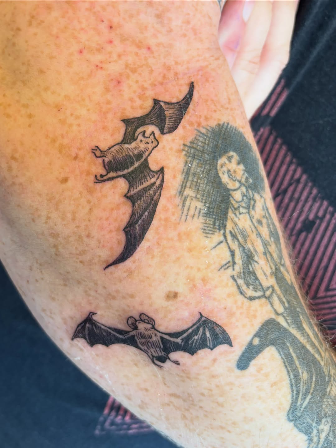 Tattoo by @firestarterink — black_and_grey