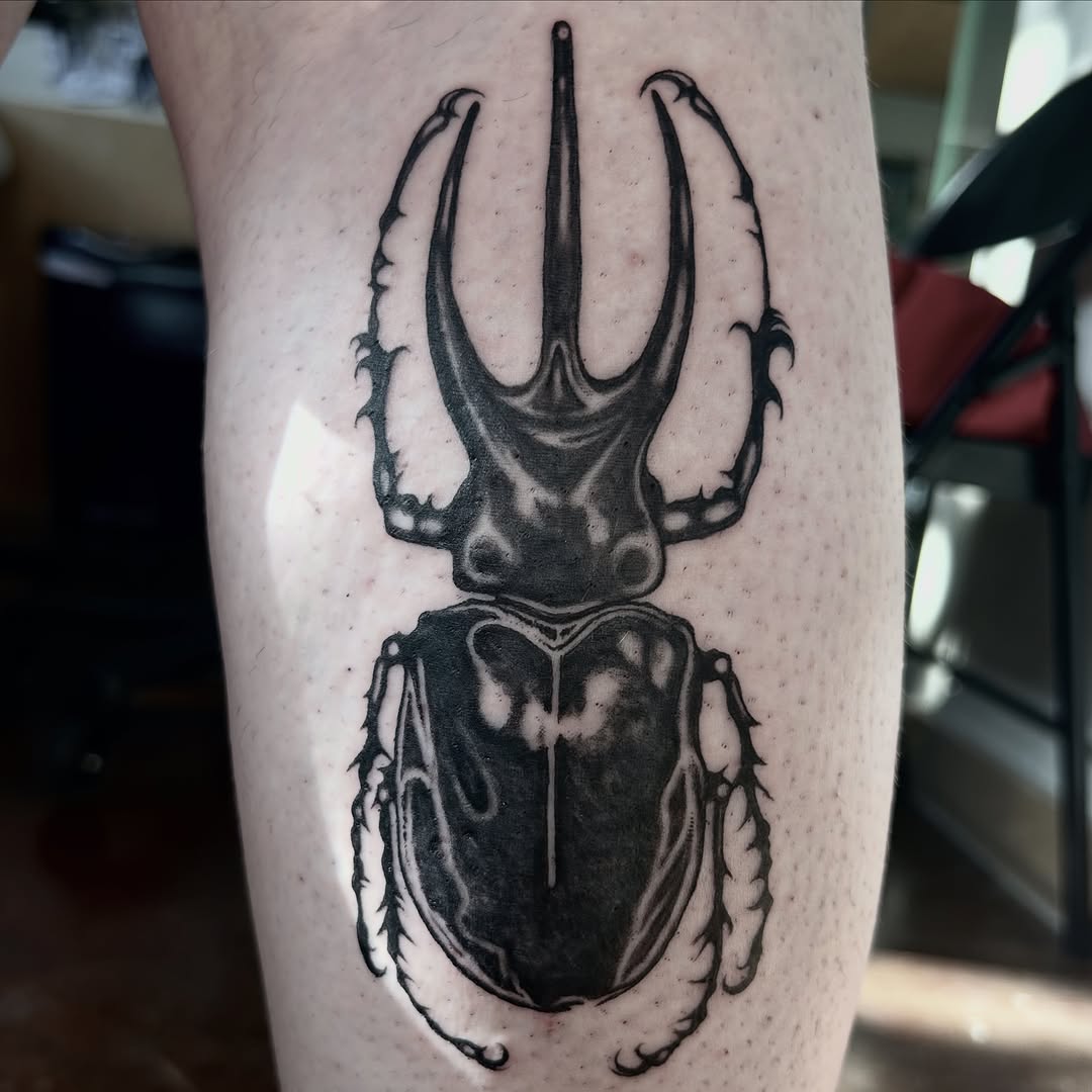 Tattoo by @furcoat444 — black_and_grey, realism