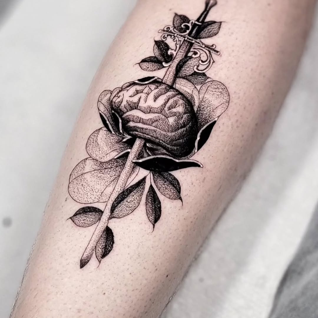 Tattoo by @borisbianchi — black_and_grey