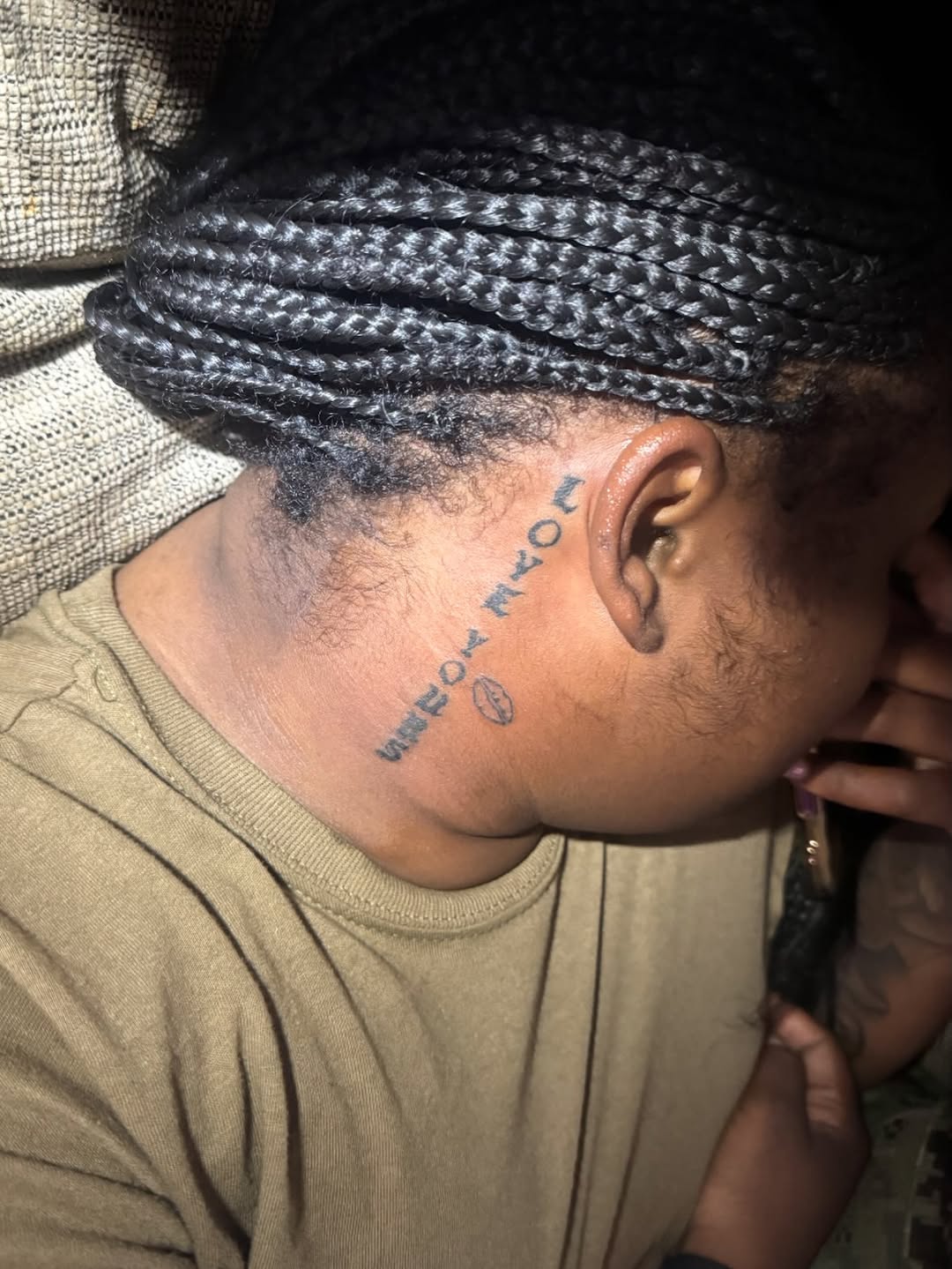 Tattoo by @iced_byison — lettering_script, minimalist