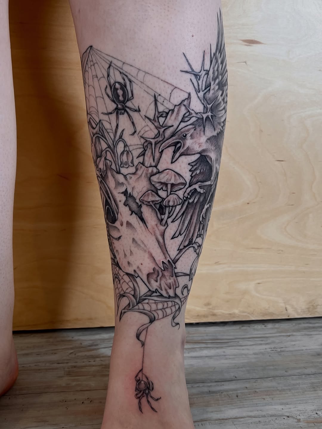 Tattoo by @kelsi_hooper_tattoo — dark_realism