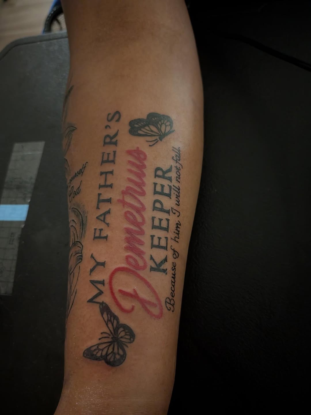Tattoo by @bunnnyshopofficial — lettering_script