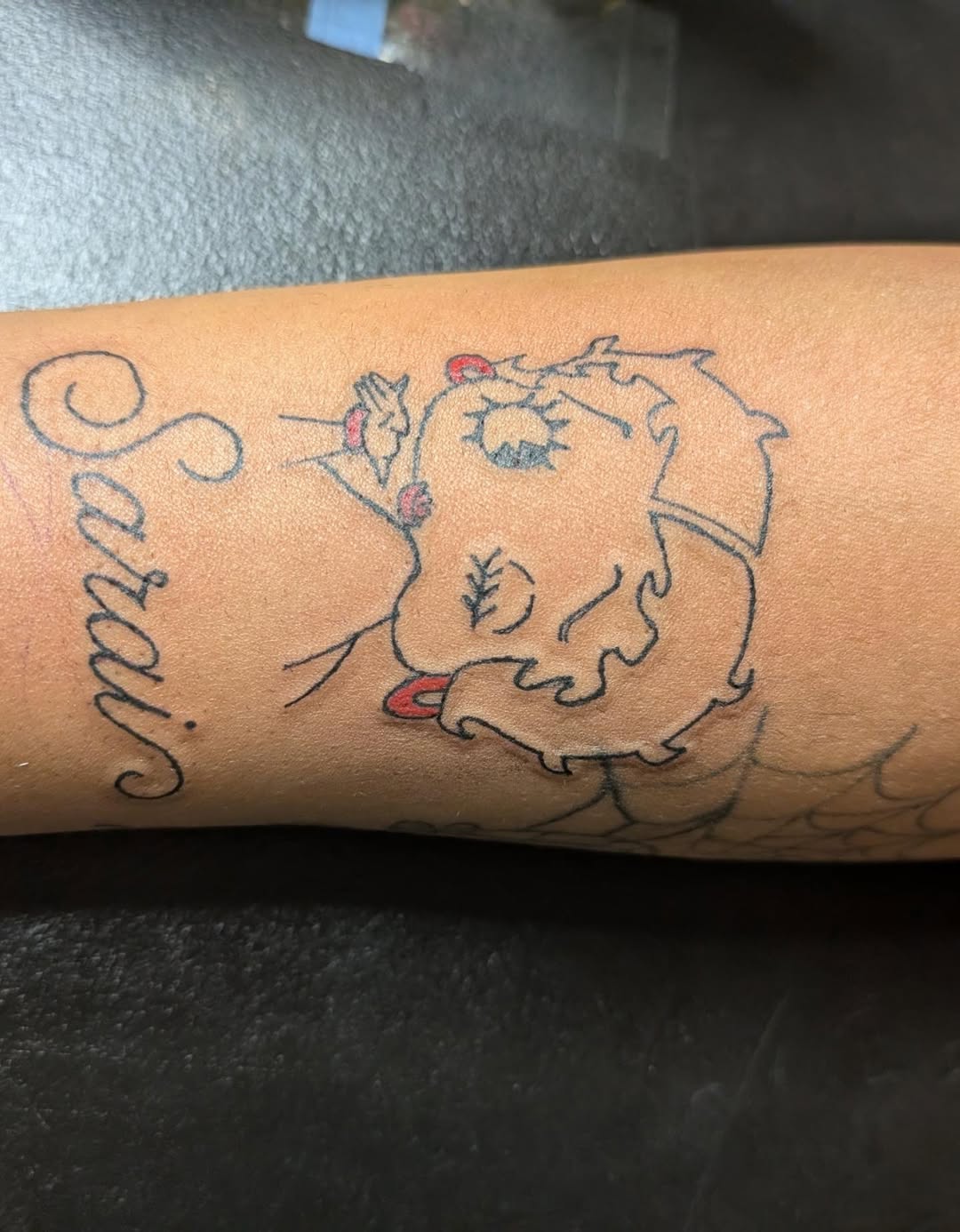 Tattoo by @bunnnyshopofficial — lettering_script