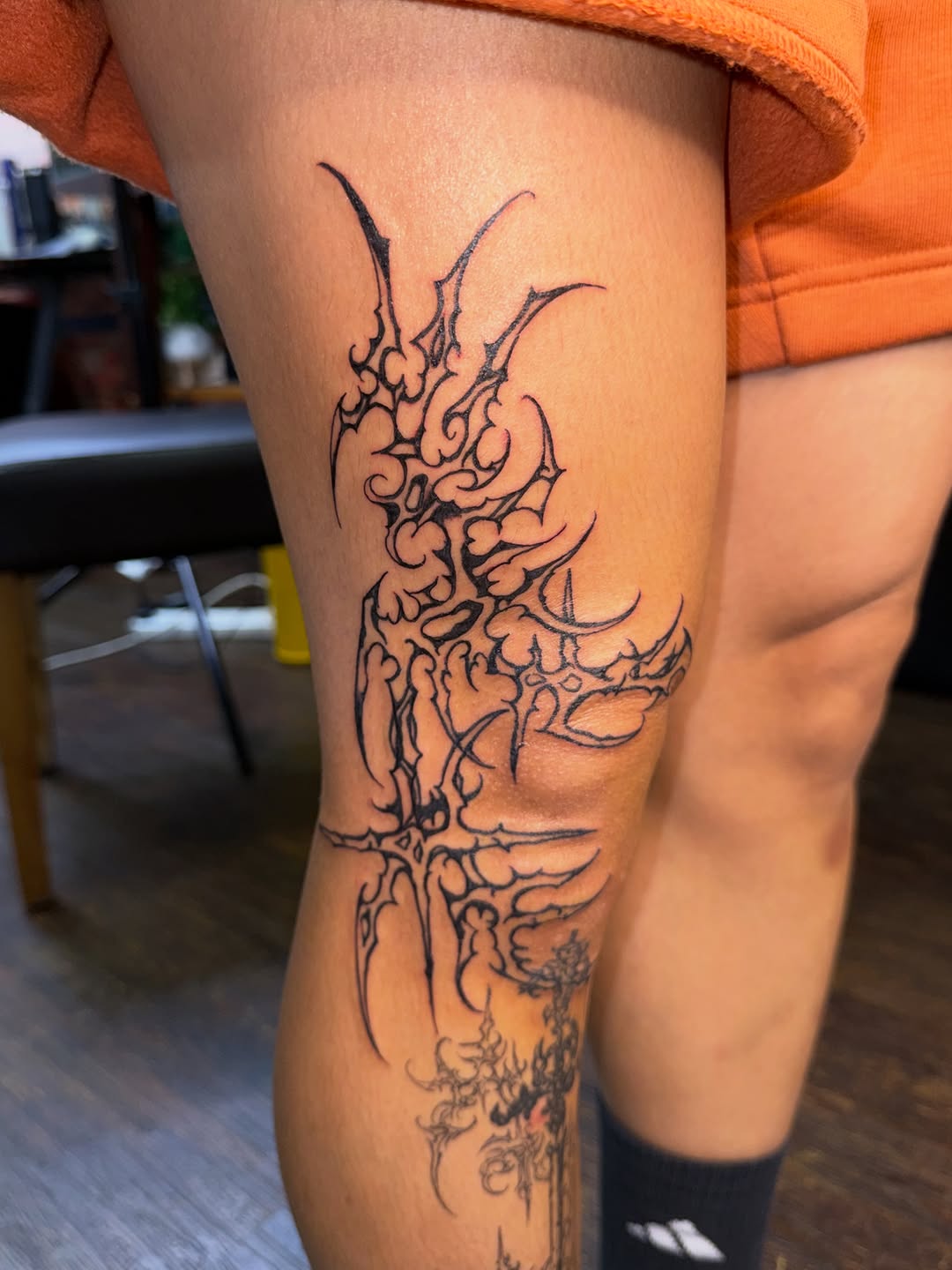 Tattoo by @diiv4n — blackwork, ornamental