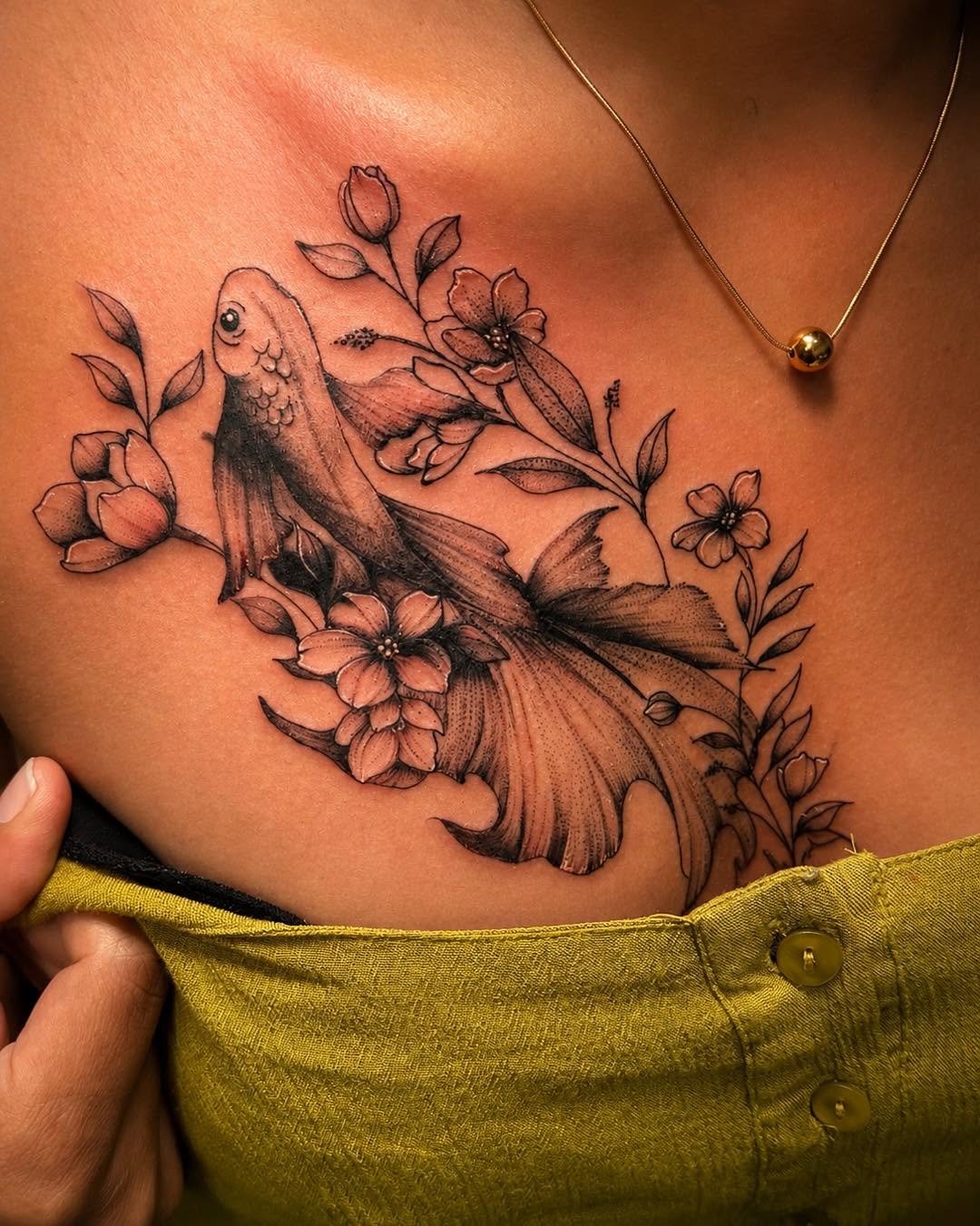 Tattoo by @flamboyant_tattoo — black_and_grey