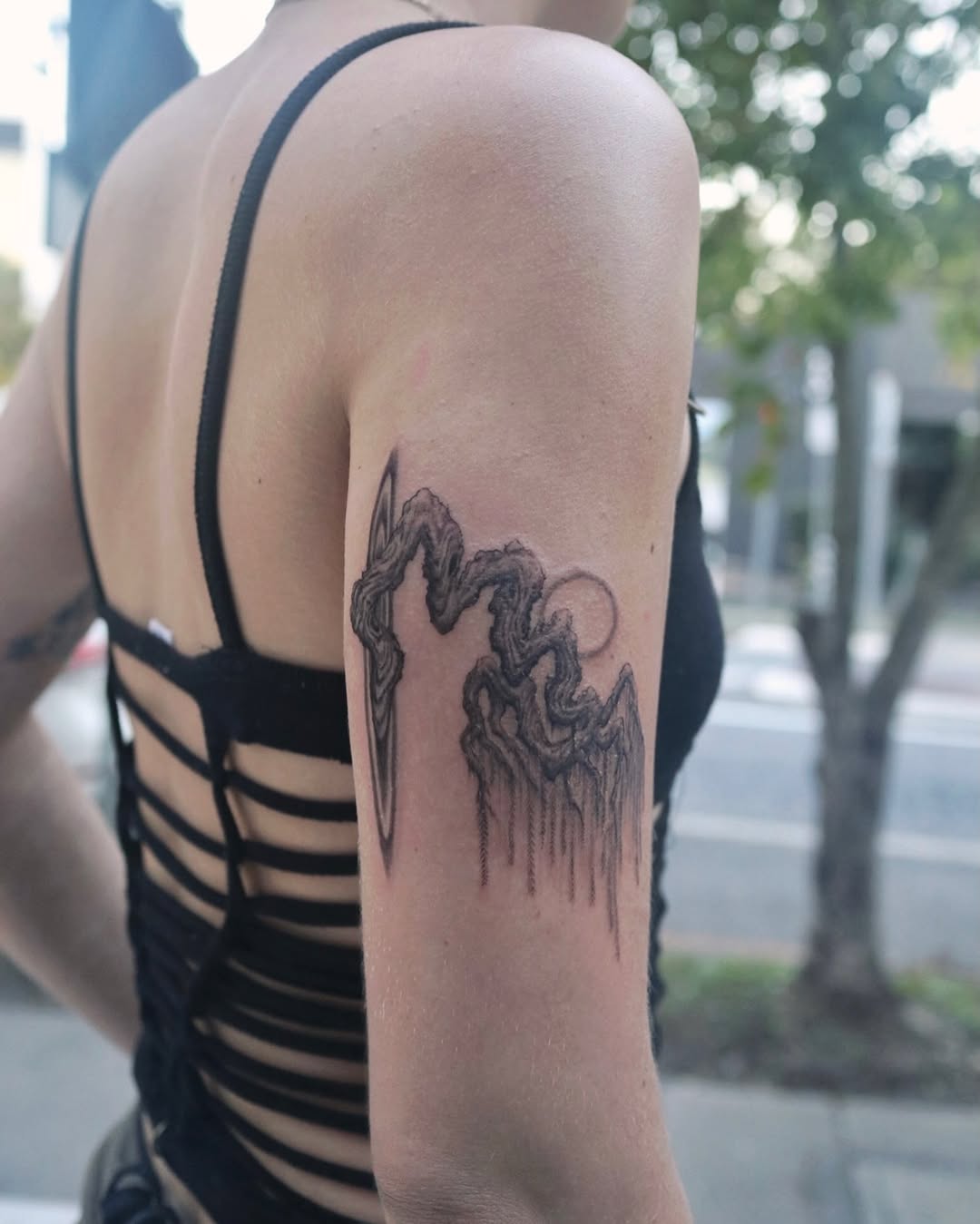 Tattoo by @daan.kim — black_and_grey, surrealism