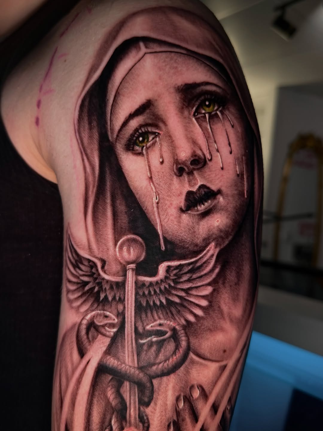 Tattoo by @armonlaleh β realism, black_and_grey