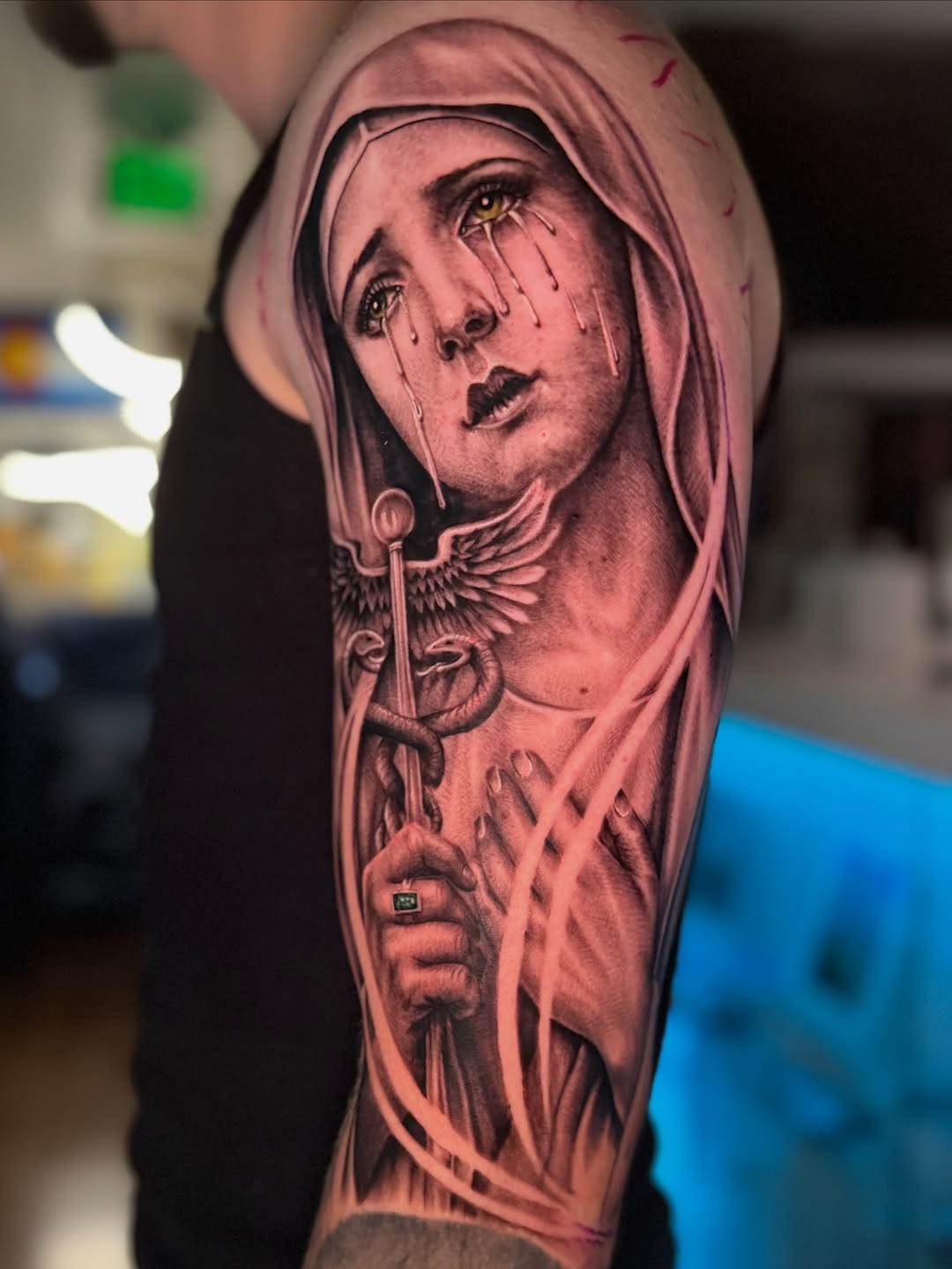 Tattoo by @armonlaleh β realism, black_and_grey
