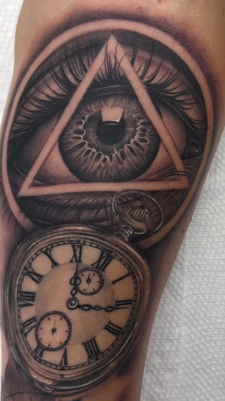 Tattoo by @mikehudsontattoos — realism, black_and_grey