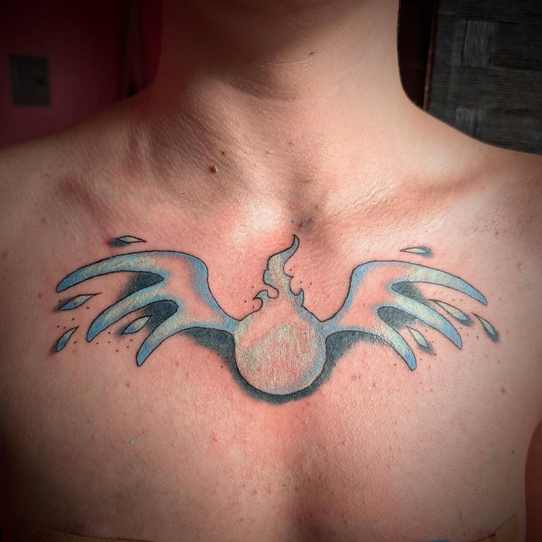 Tattoo by @nornnoszka — black_and_grey