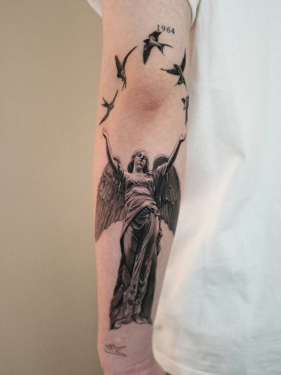 Tattoo by @tattoothechase — realism, black_and_grey
