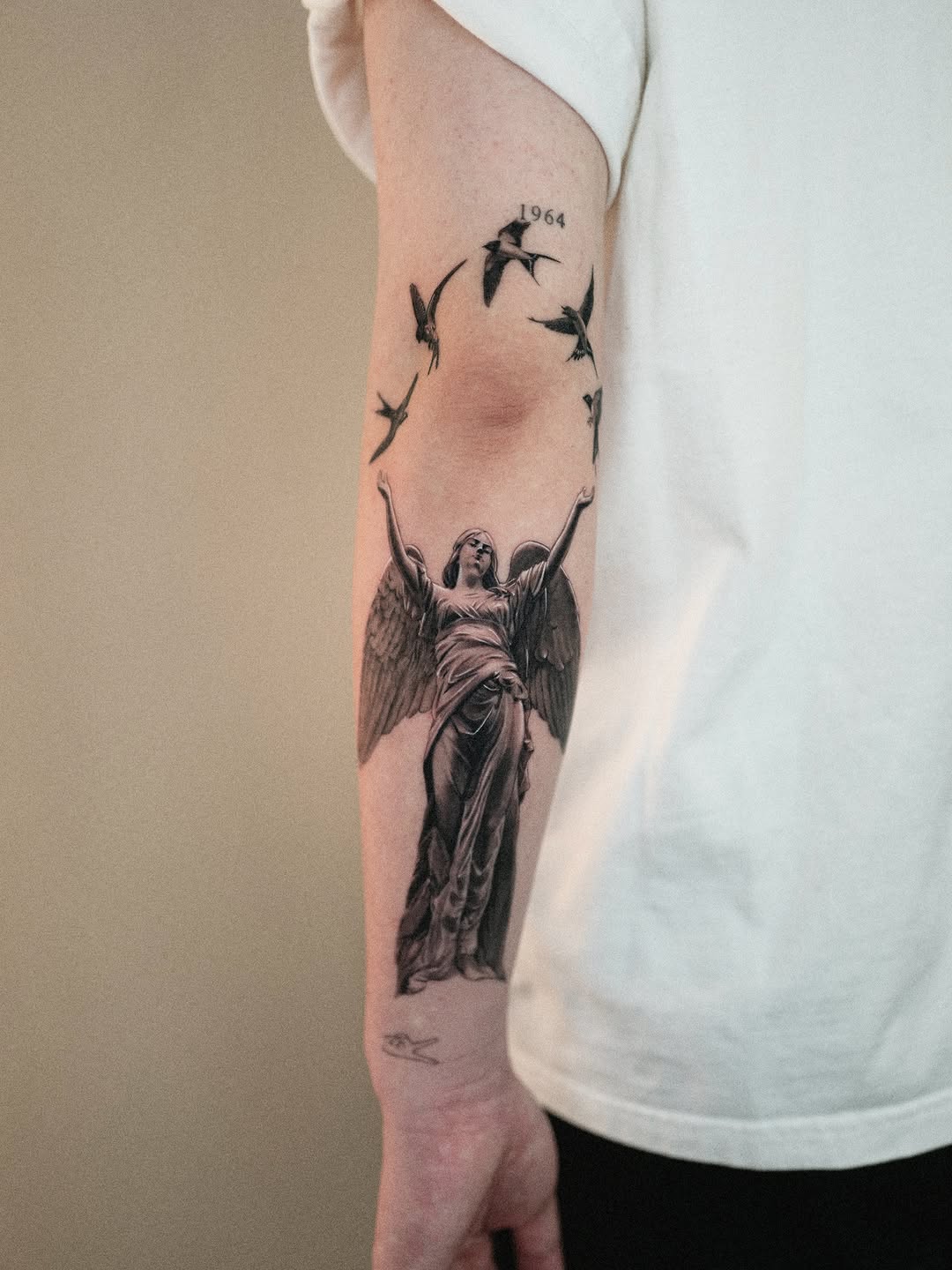 Tattoo by @tattoothechase — realism, black_and_grey