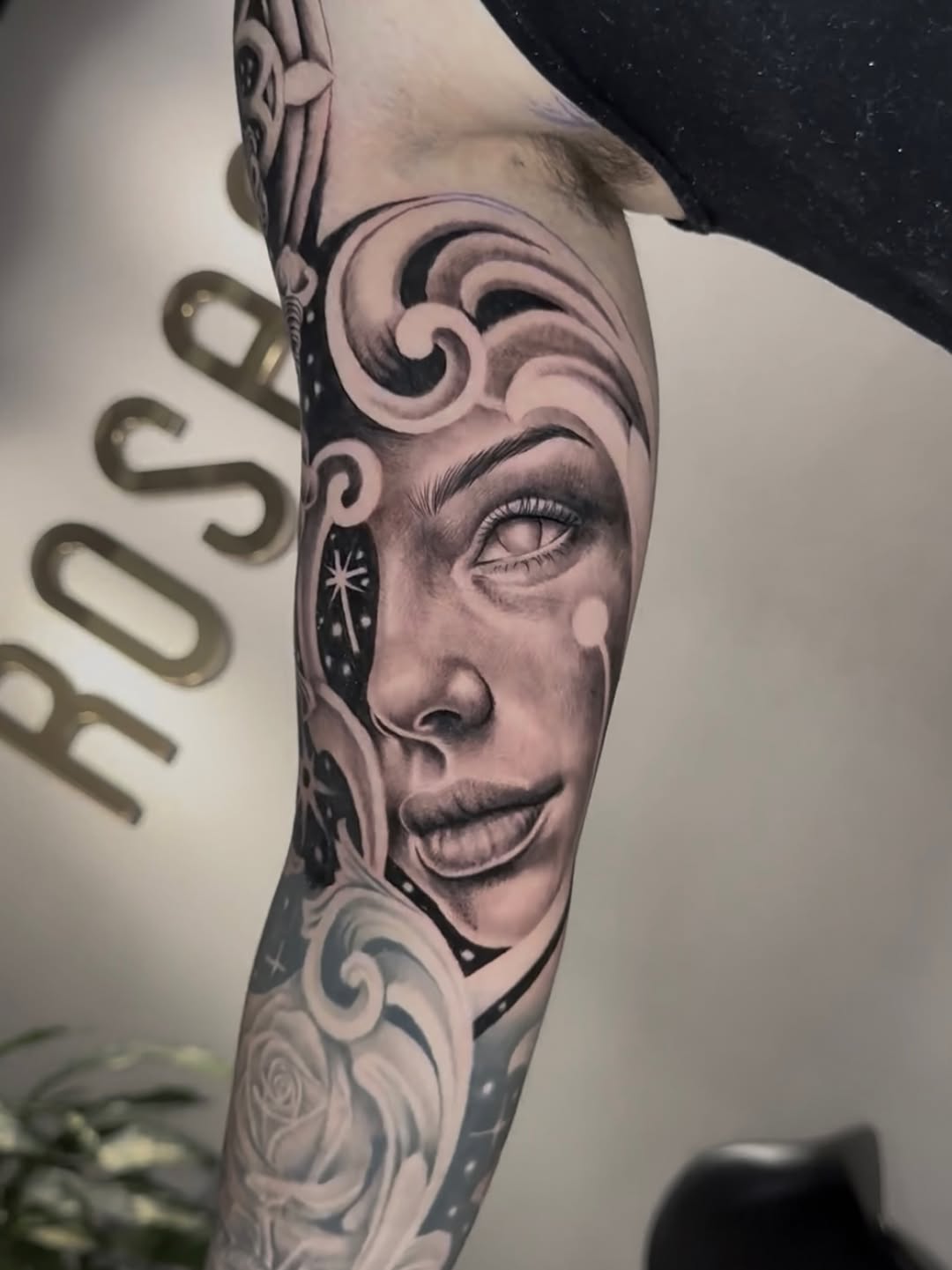 Tattoo by @tattoo_done — black_and_grey, realism