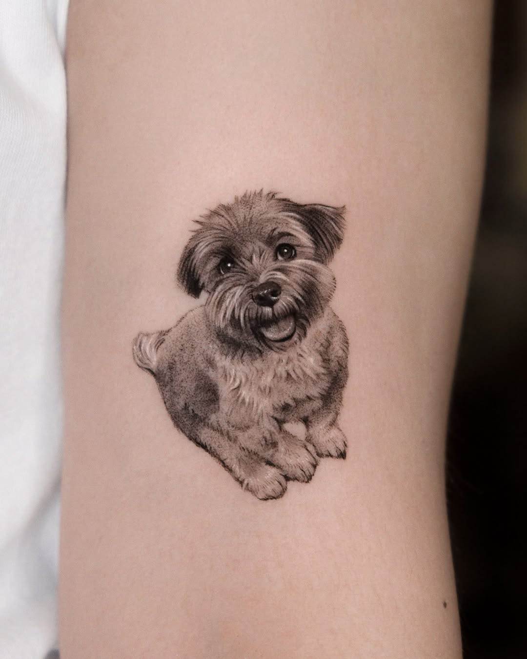Tattoo by @yumemonchi — realism, black_and_grey