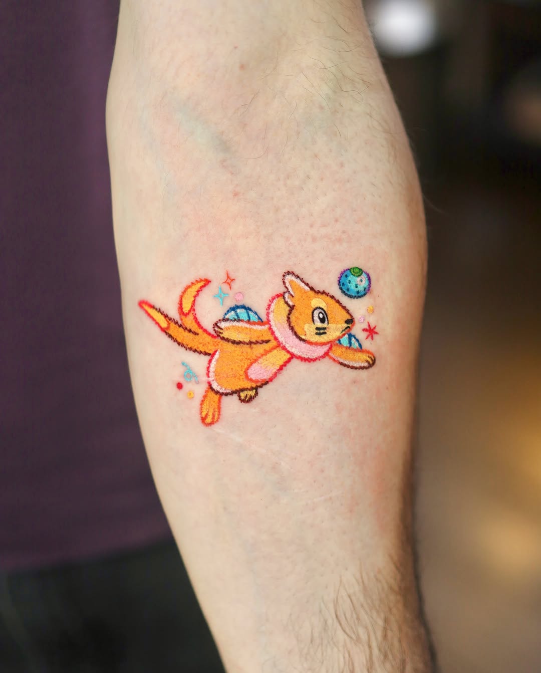 Tattoo by @kettle_tats — new_school, anime
