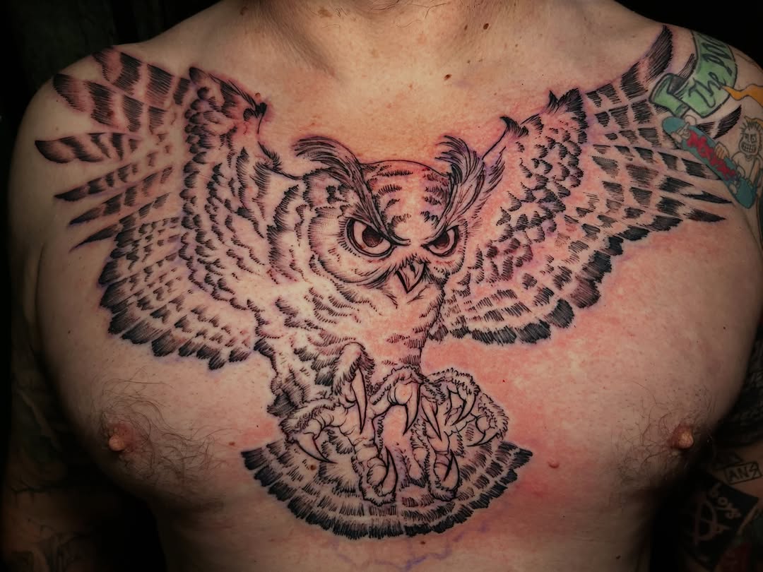 Tattoo by @jon_f_n_story — black_and_grey, illustrative