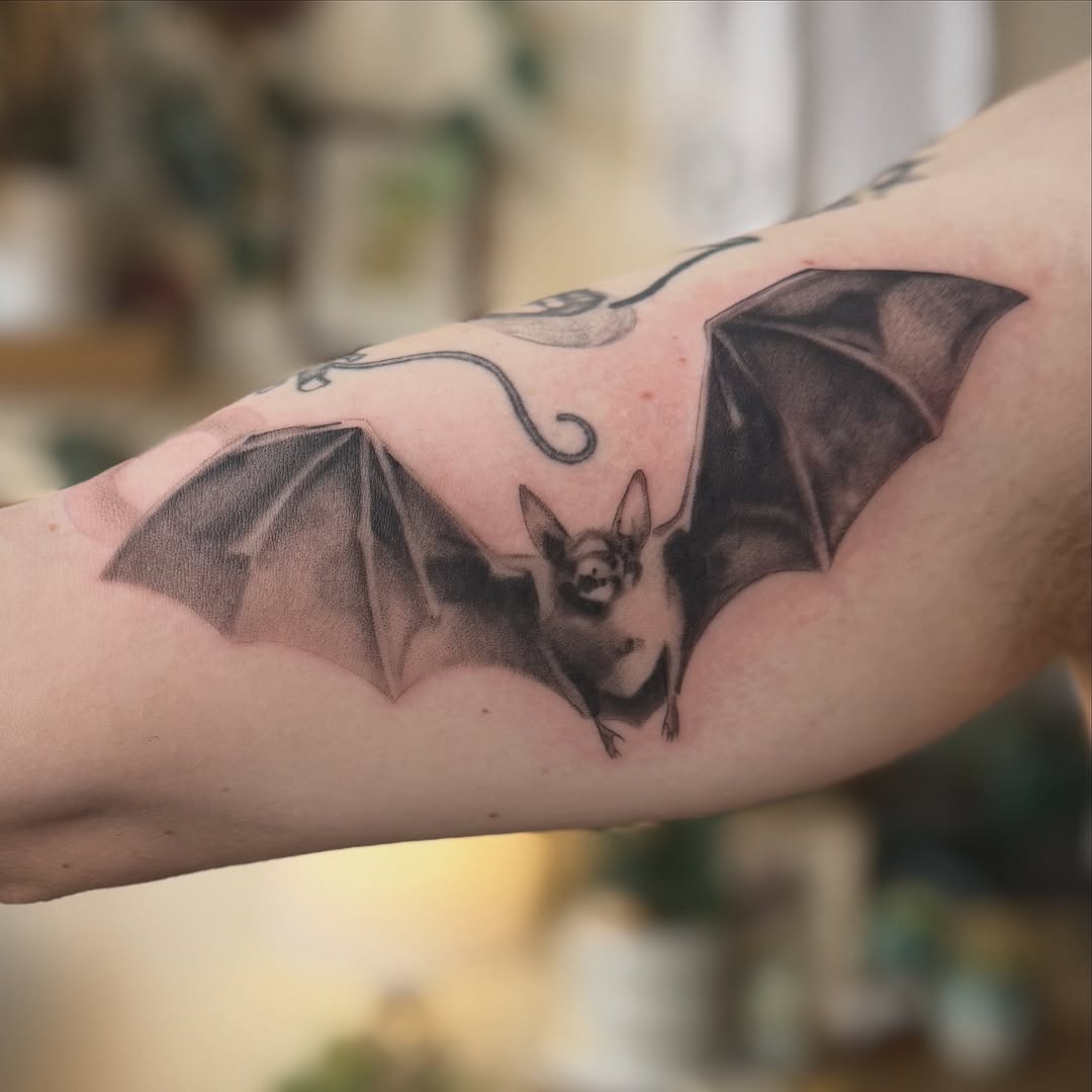 Tattoo by @leahearltattoo — realism, dotwork