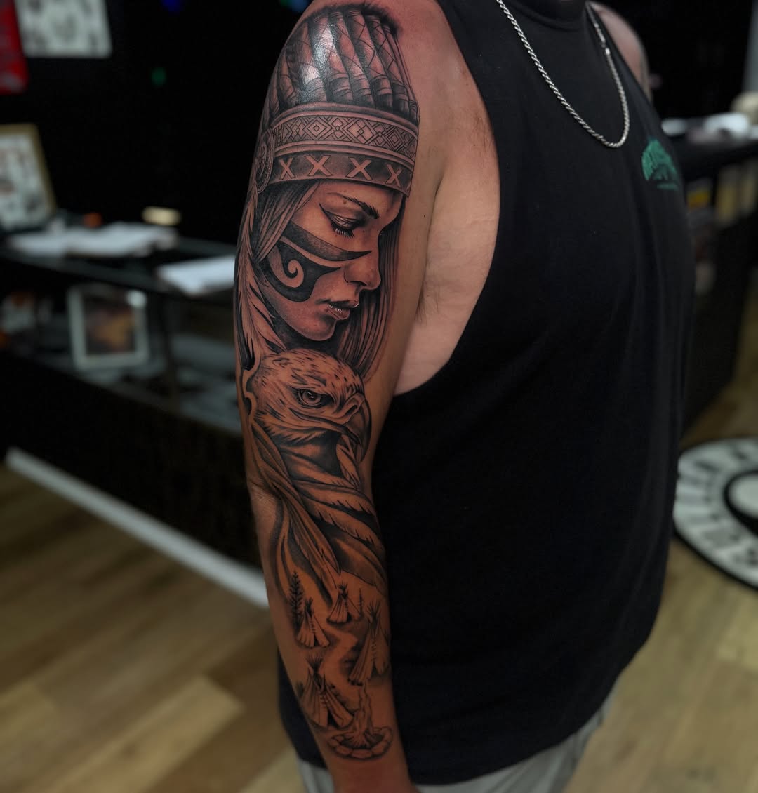 Tattoo by @jedlewis23 — realism, black_and_grey