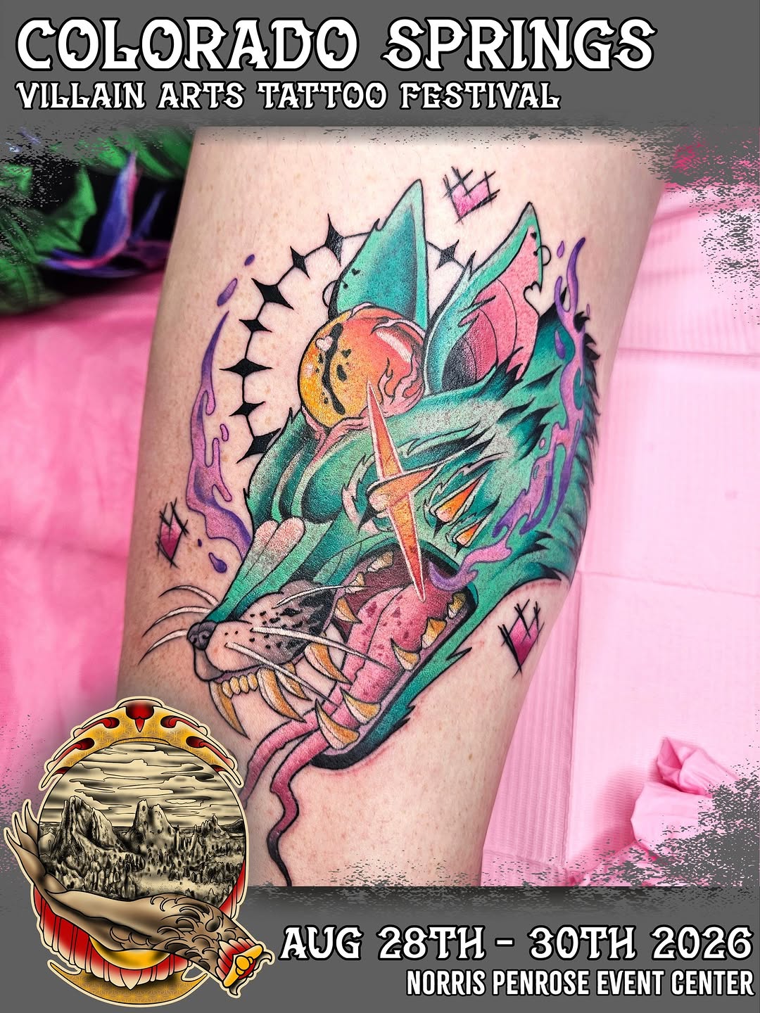 Tattoo by @buhberri_art — new_school, trash_polka