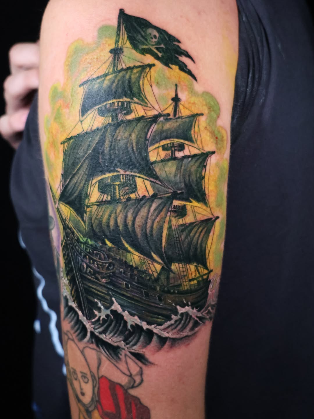Tattoo by @dragonflytattoostudio — realism, black_and_grey