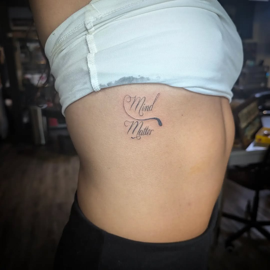 Tattoo by @jo.xylo.tattoos — lettering_script, fine_line