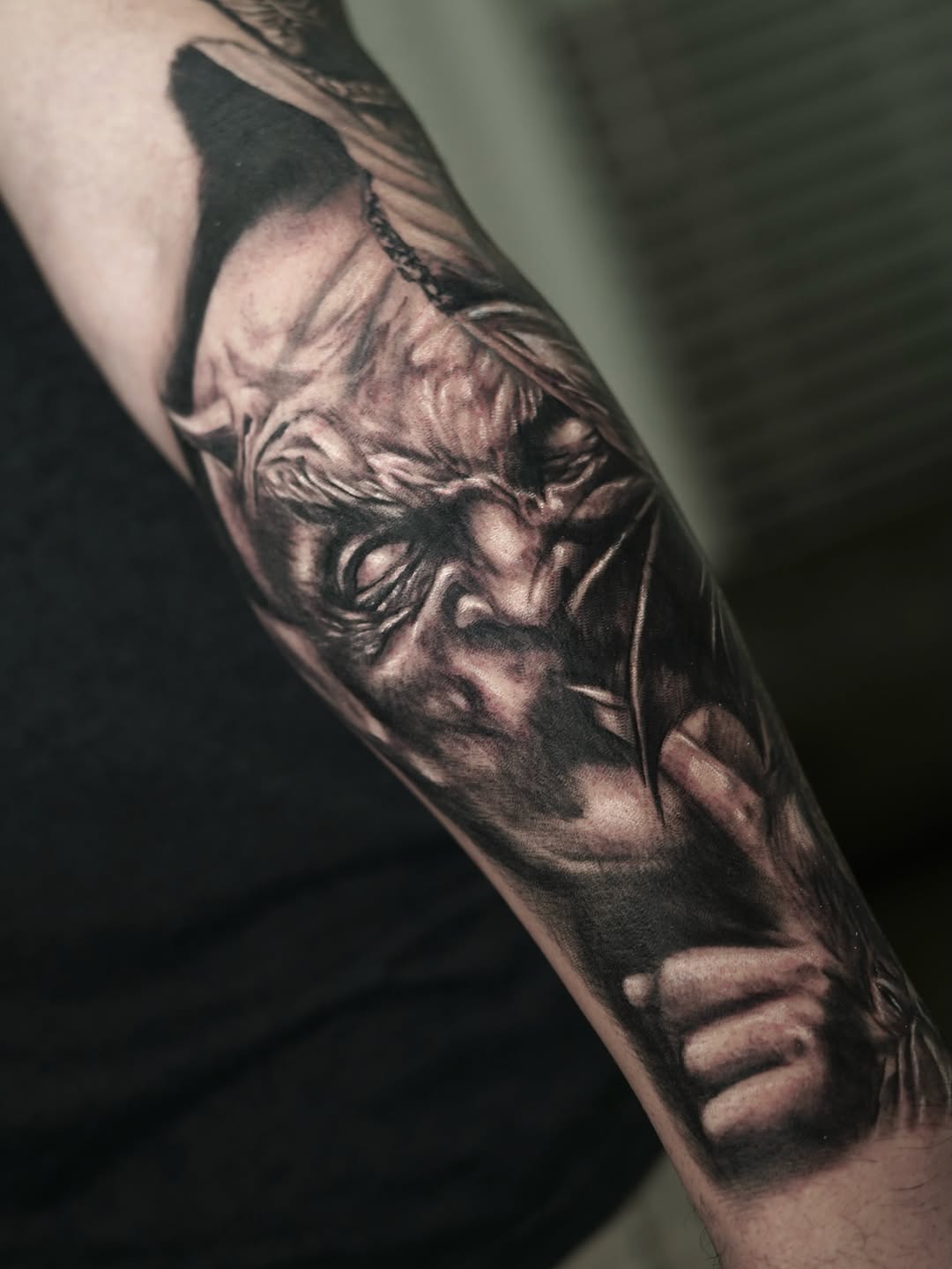 Tattoo by @nelsontellezart — realism, dark_realism