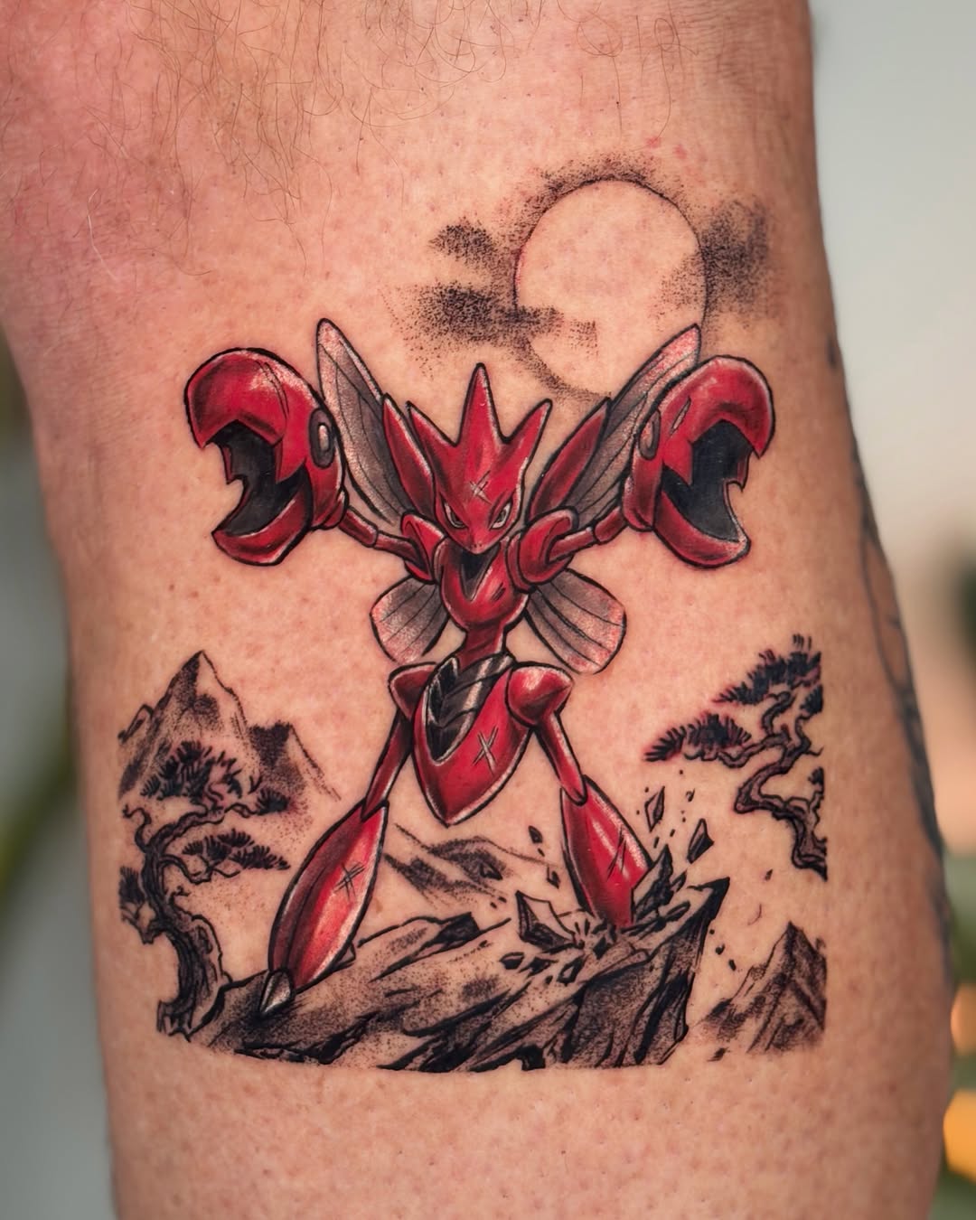 Tattoo by @_justq_inkkk โ anime