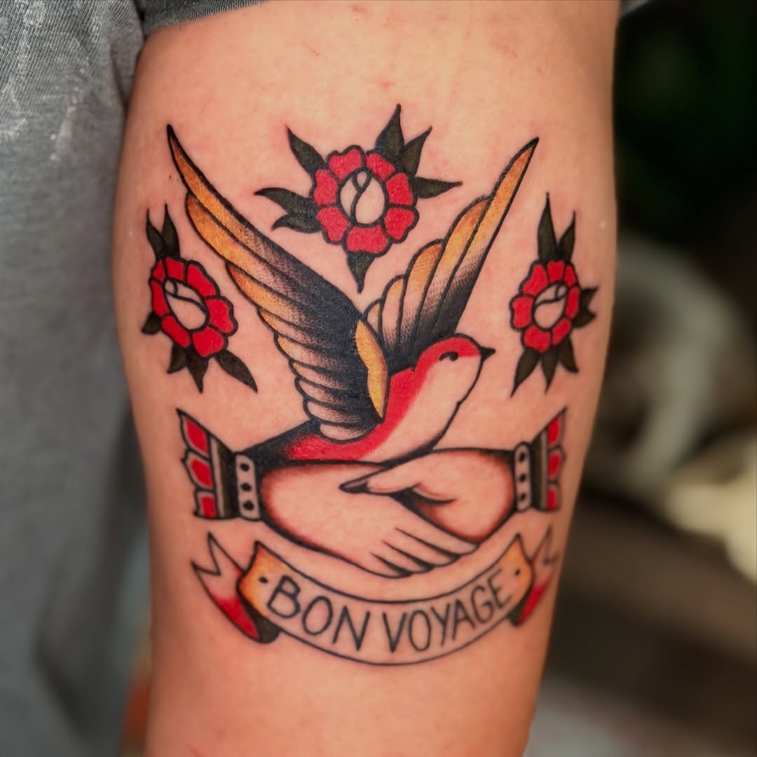 Tattoo by @fleurnoirestudio โ american_traditional