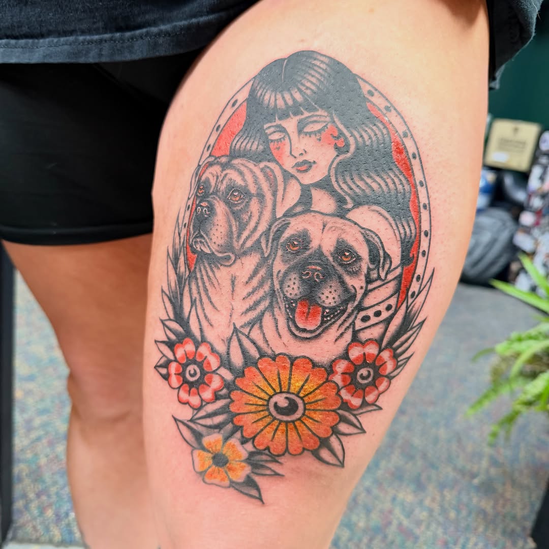 Tattoo by @fleurnoirestudio โ american_traditional, realism